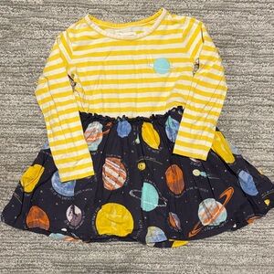Tucker + Tate Striped Planet Print Dress 2T